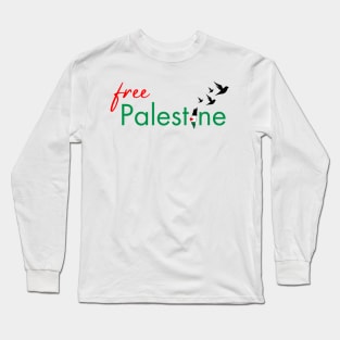 Free Palestine Long Sleeve T-Shirt